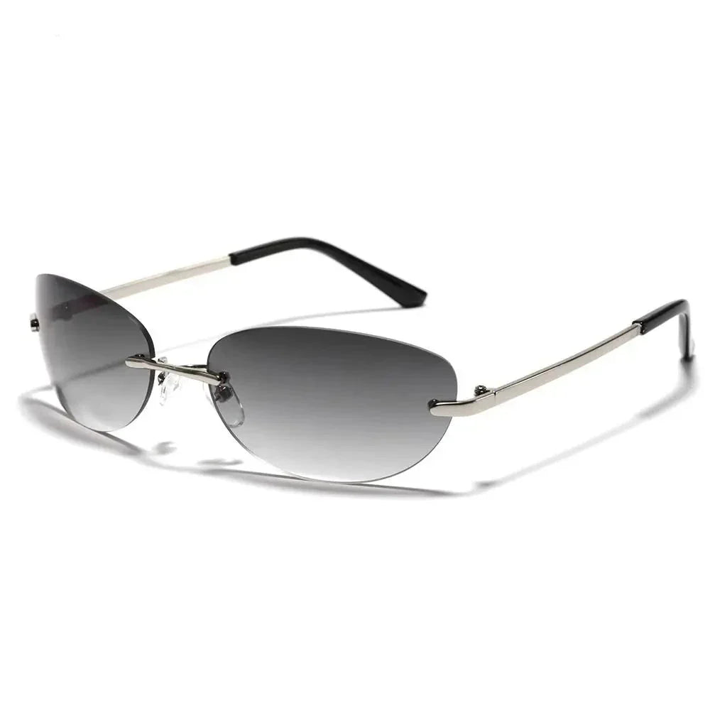 Megan - Sleek Metallic Sunglasses