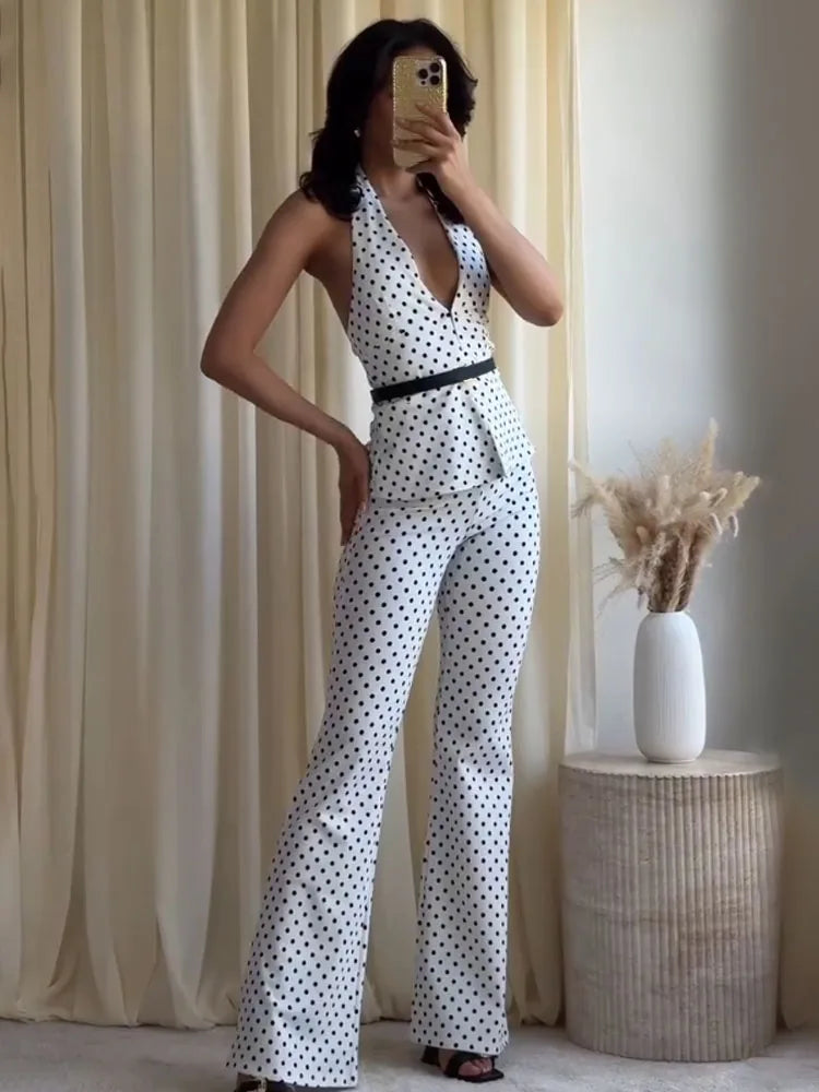 Ayla - Chic Polka Dot Set