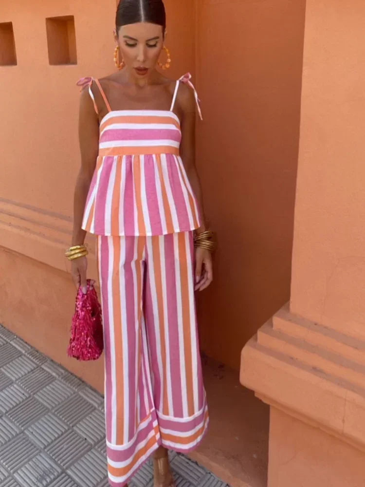 Denise - Breezy Striped Set