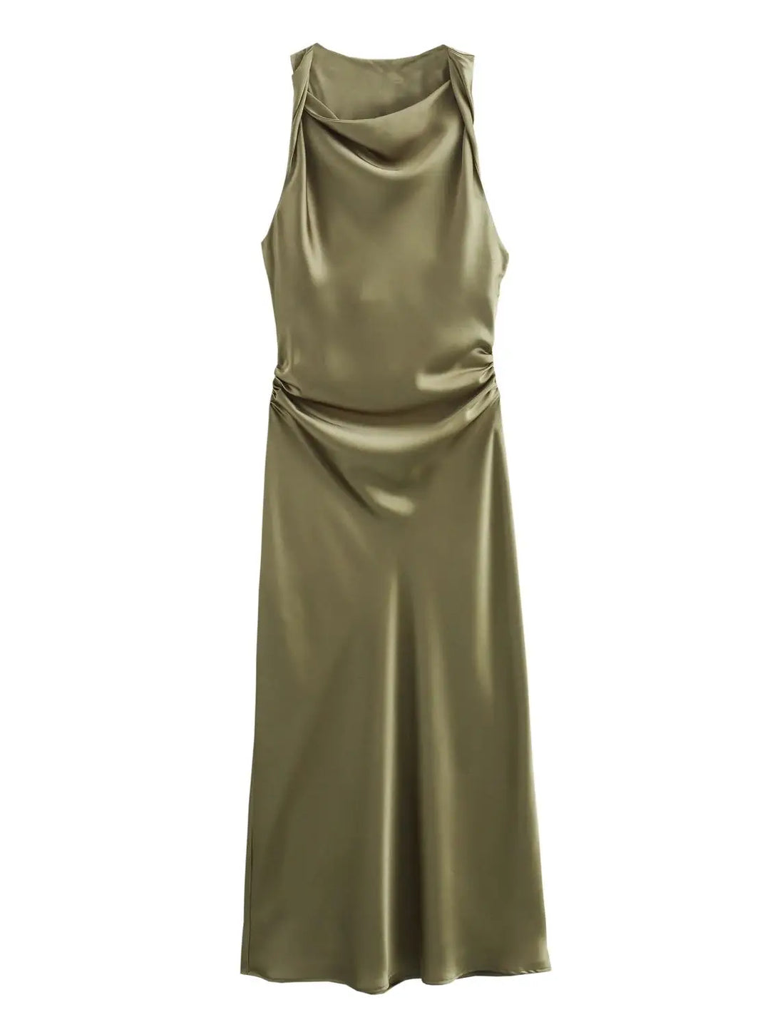 Naomi - Silky Satin Dress
