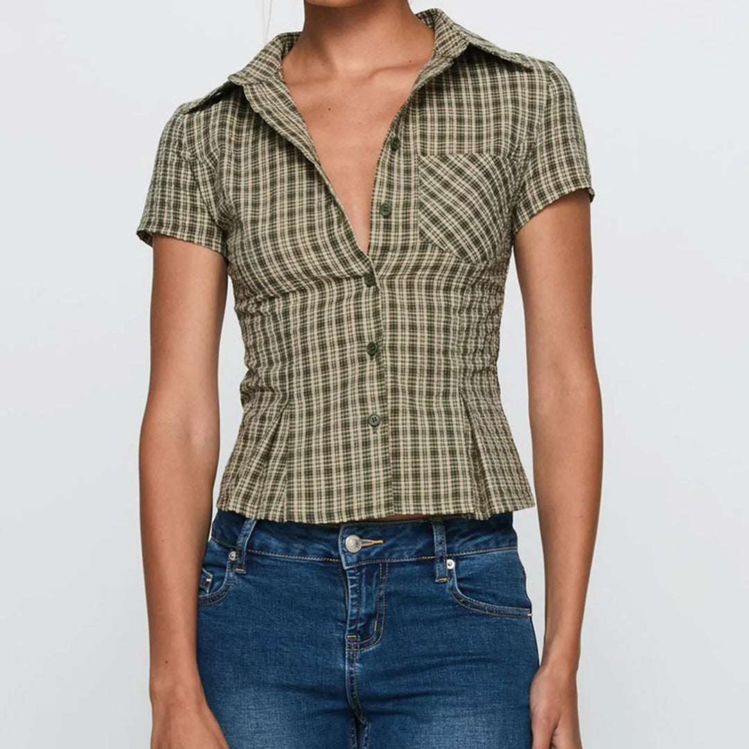 Nicolette - Tailored Cotton Blouse