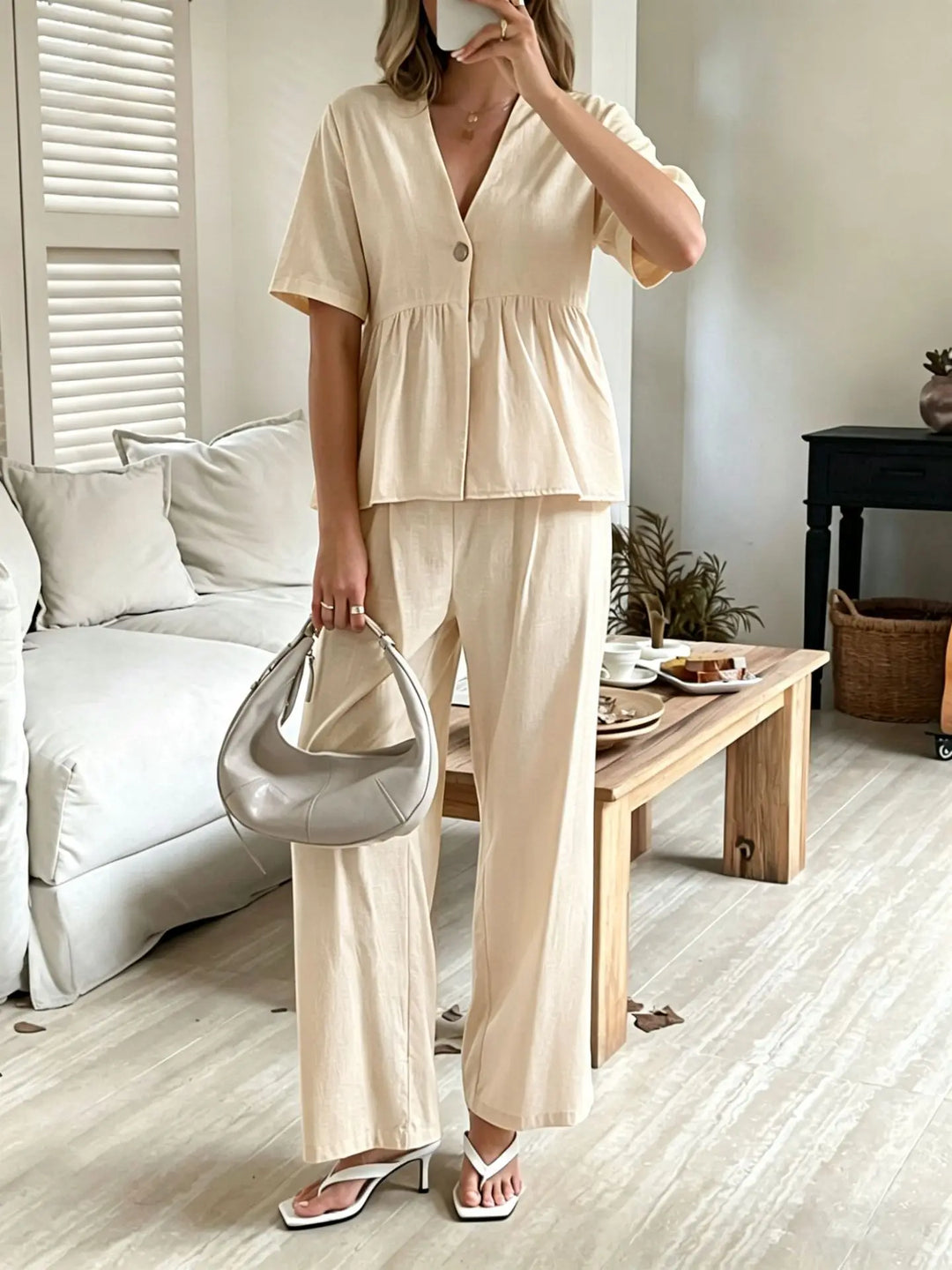 Nicole - Soft Draped Set