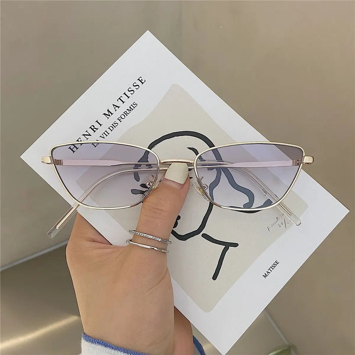 Kaitlyn - Sleek Metallic Sunglasses
