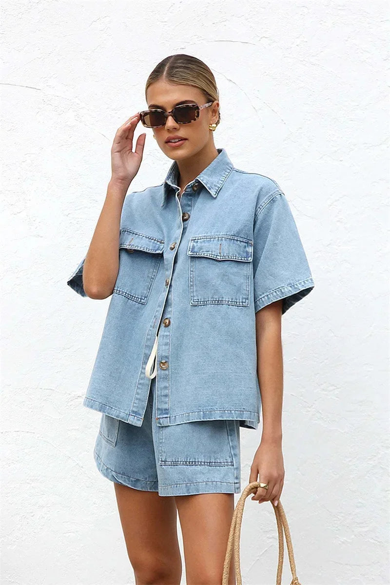 Morgan - Relaxed Denim Set