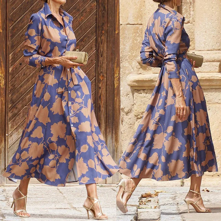 Xamira - Silky Floral Dress