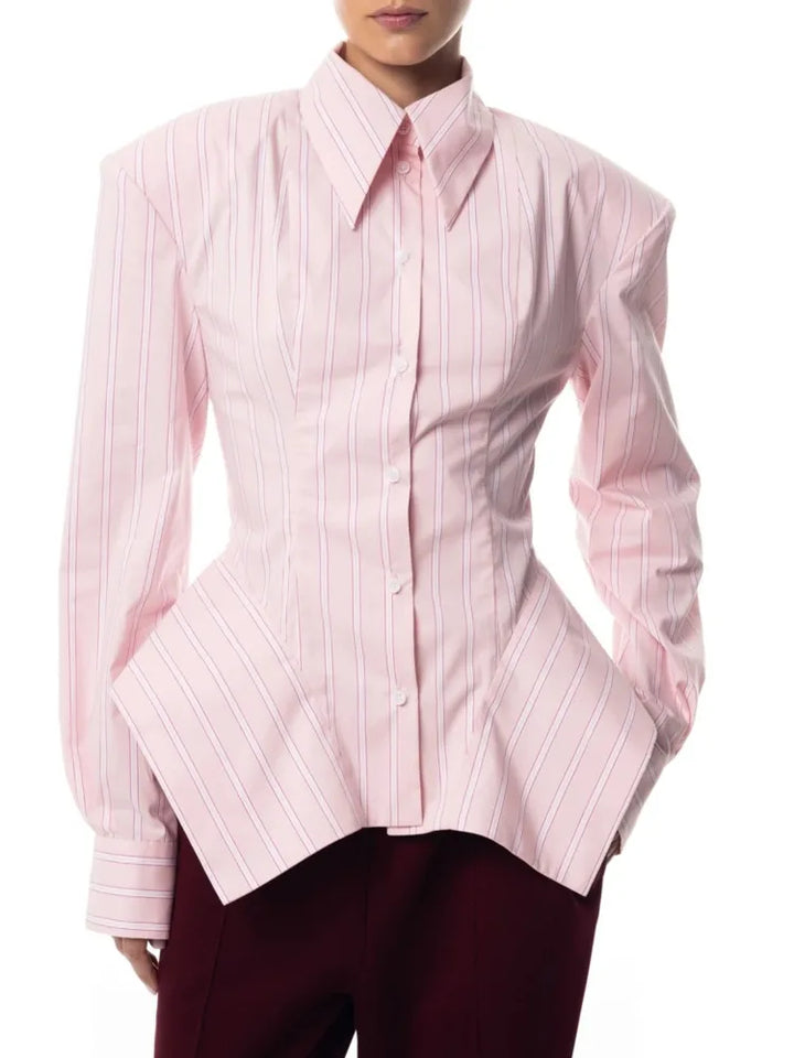 Harper - Structured Cotton Blouse