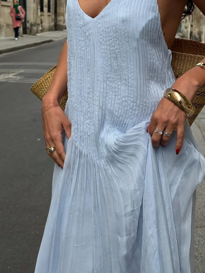 June - Flowing Pleated Dress