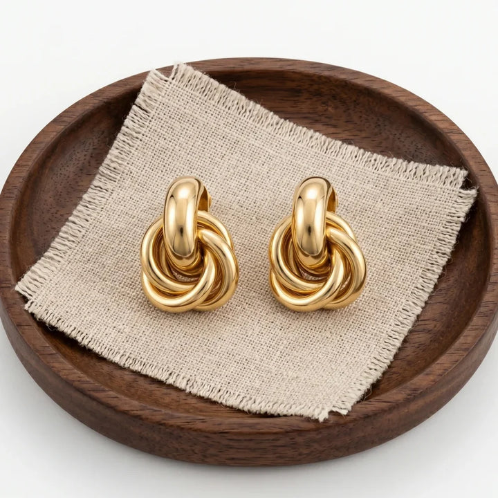 Josie - Glossy Sculptural Hoops