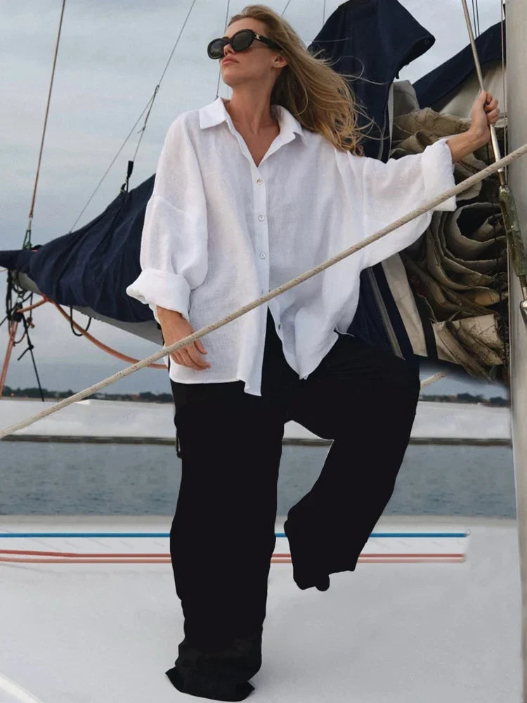Bridget - Relaxed Linen Blouse