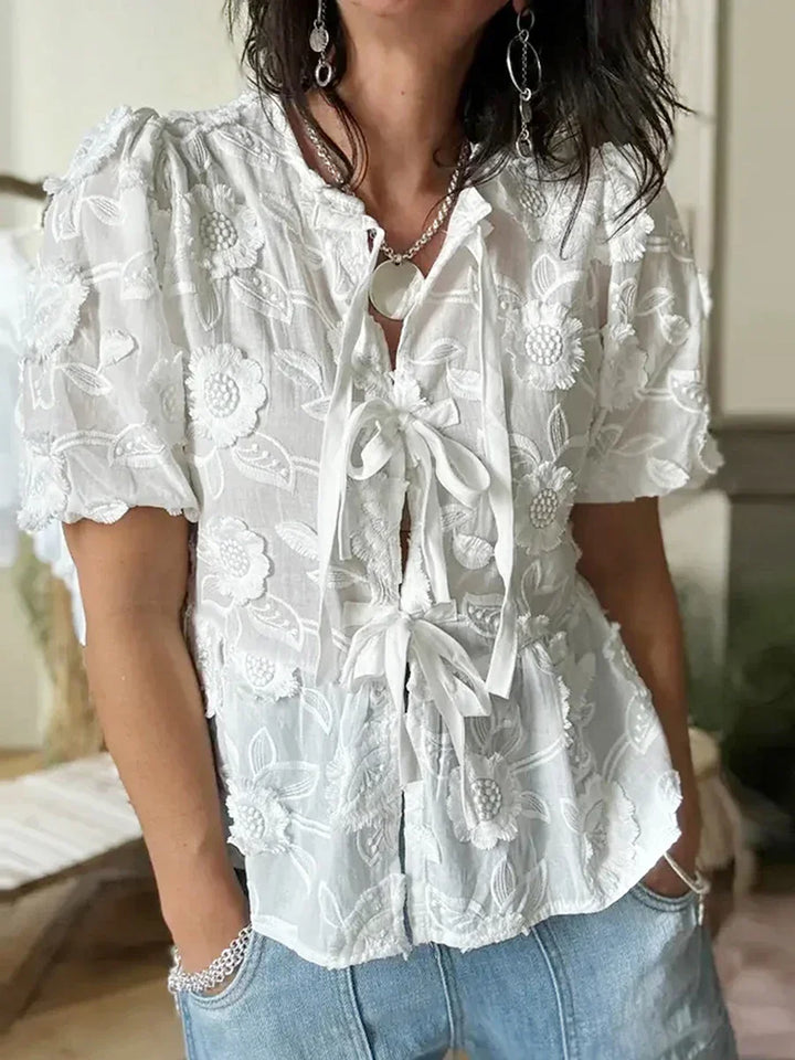 Ember - Ethereal Floral Blouse