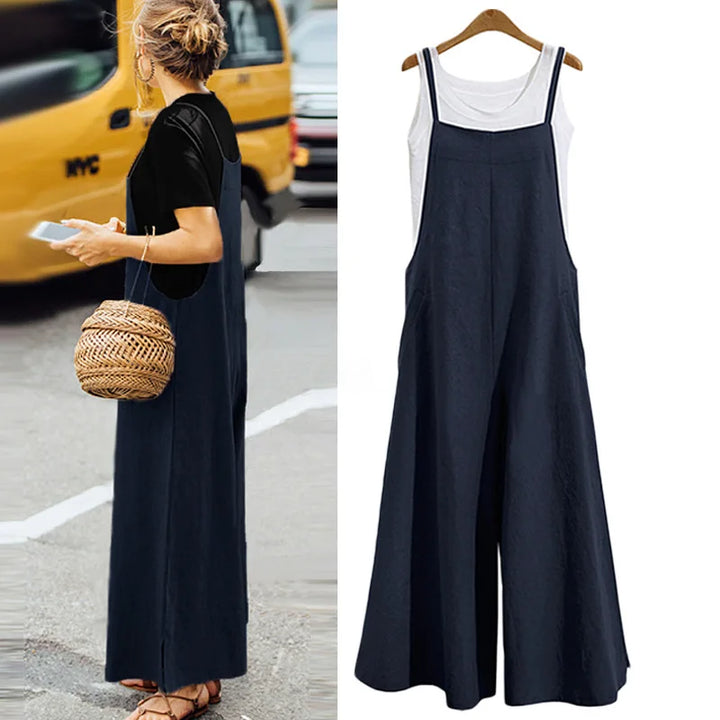 Bethany - Airy Linen Jumpsuit