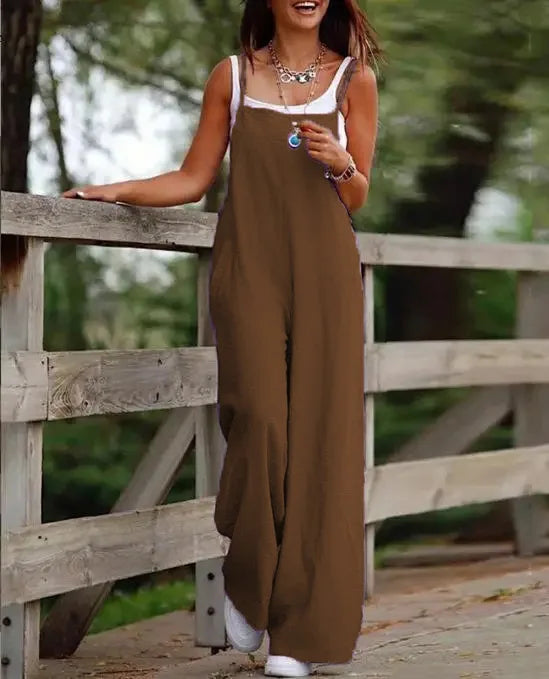 Eloise - Breezy Fabric Jumpsuit