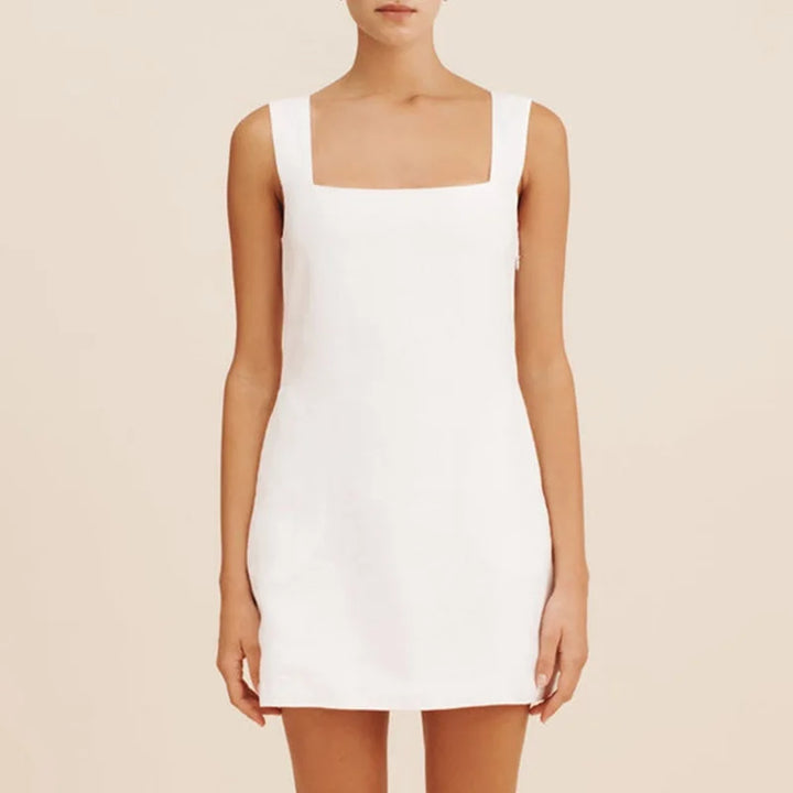 Keira - Refined Linen Mini Dress