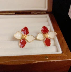 Denise - Luminous Floral Earrings