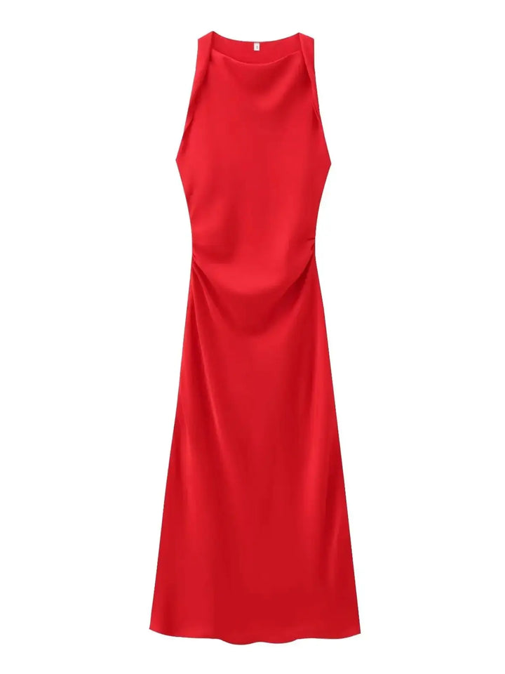Naomi - Silky Satin Dress