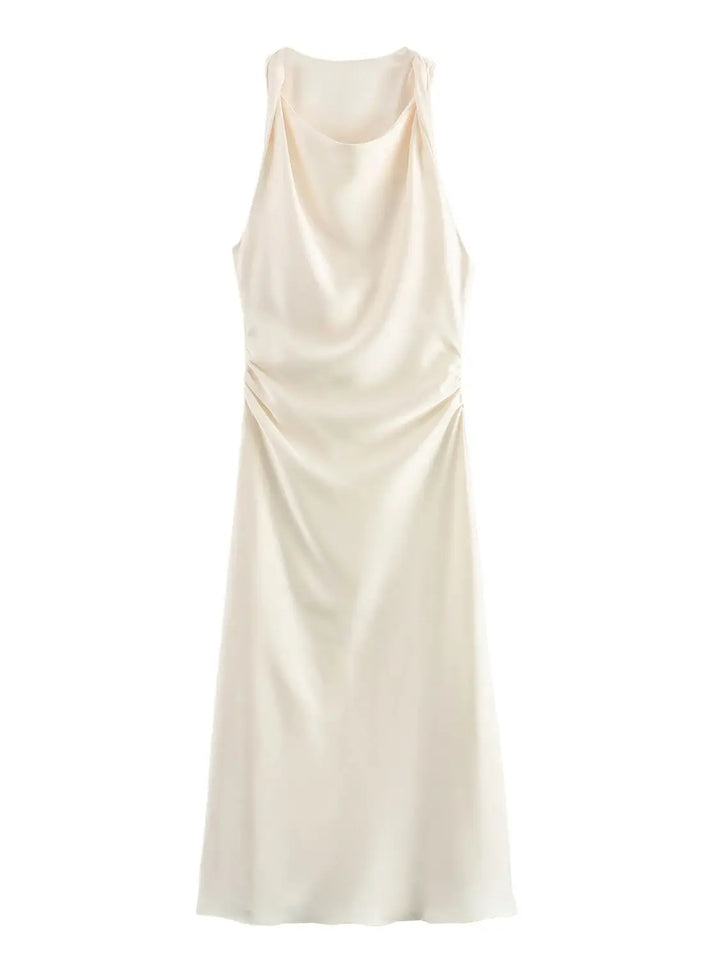Naomi - Silky Satin Dress