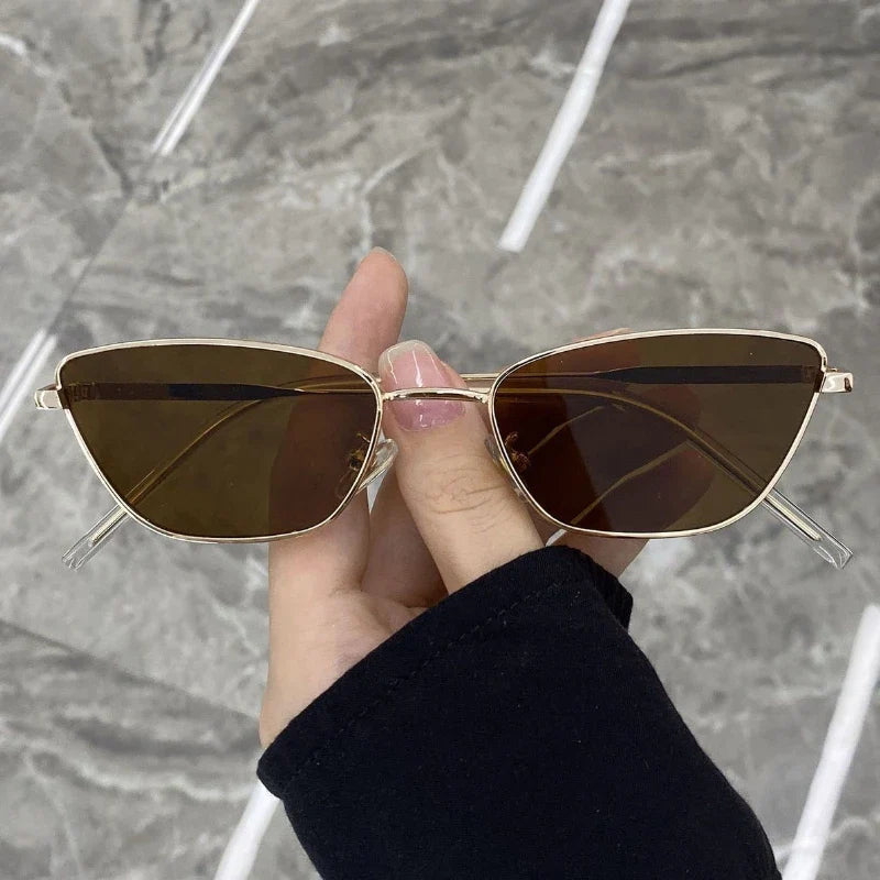 Kaitlyn - Sleek Metallic Sunglasses