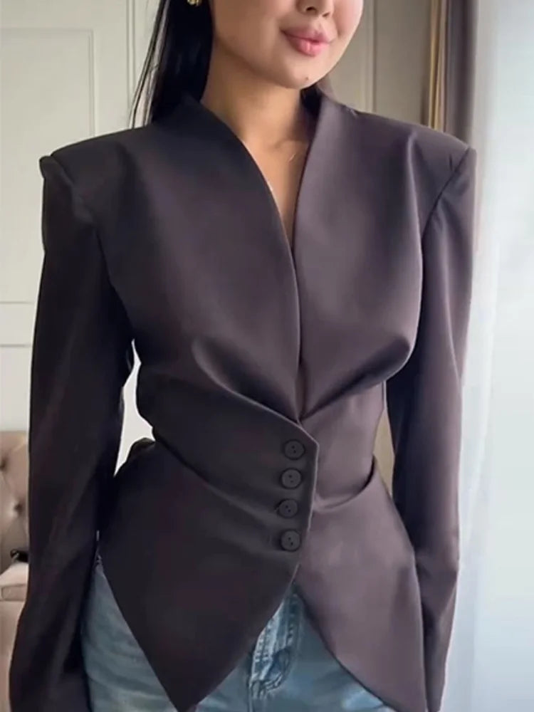 Piper - Elegant Structured Blouse