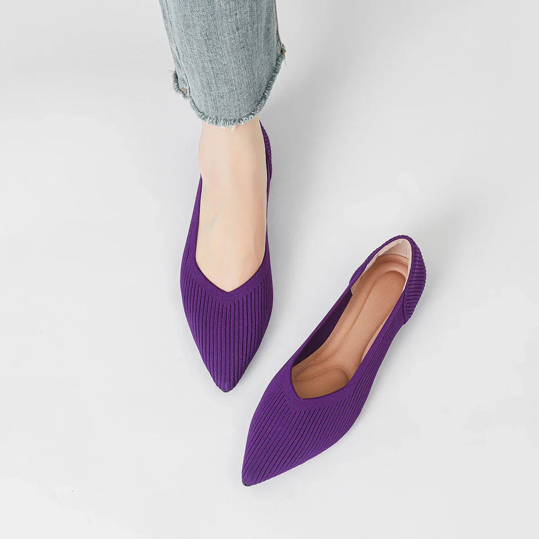 Zelda - Soft Ribbed Flats
