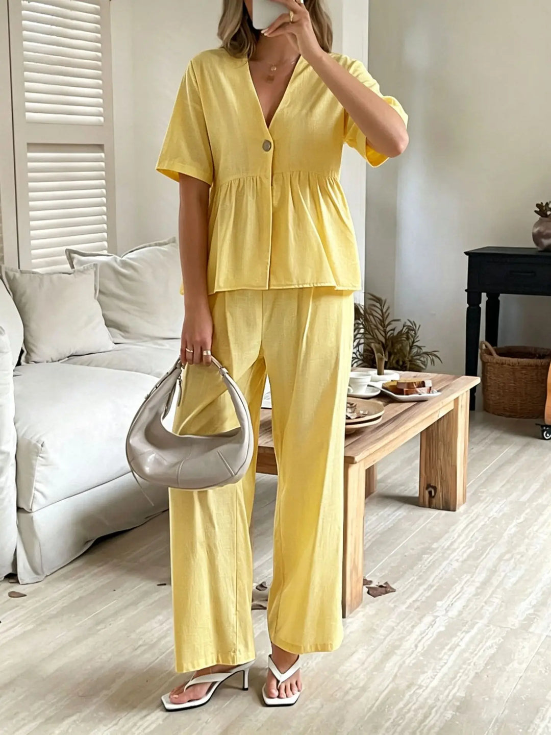 Nicole - Soft Draped Set