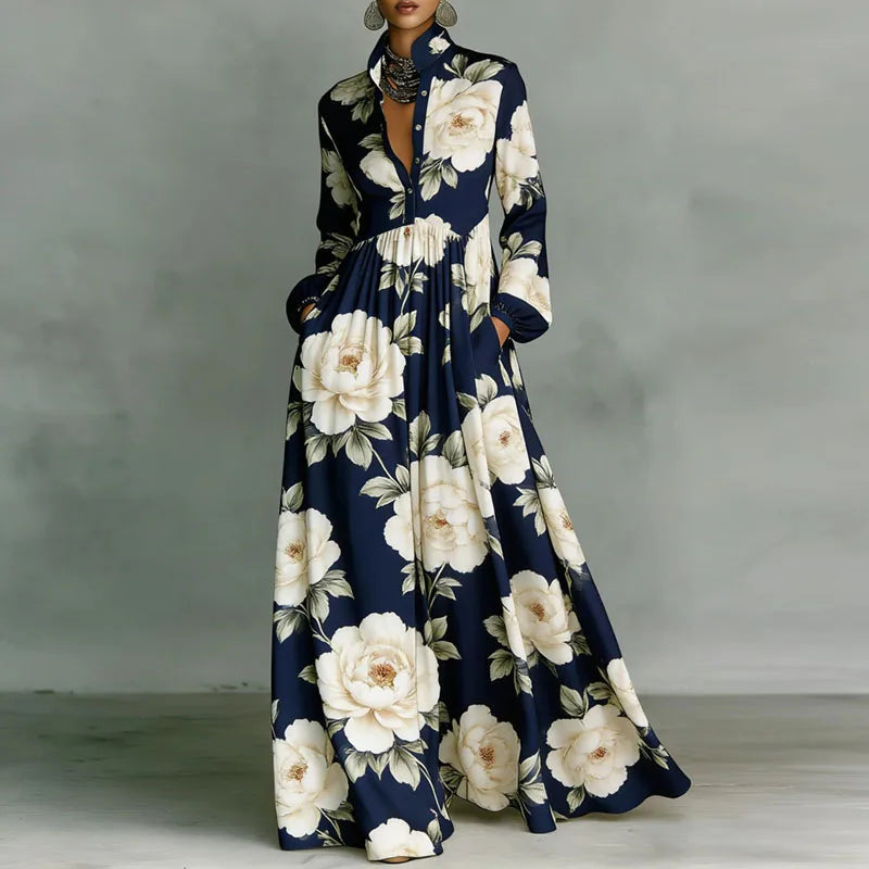Yasmine - Elegant Floral Dress