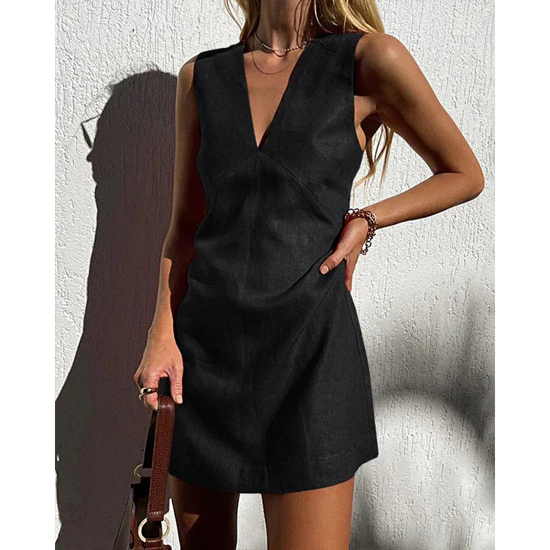 Deborah - Soft Linen Dress