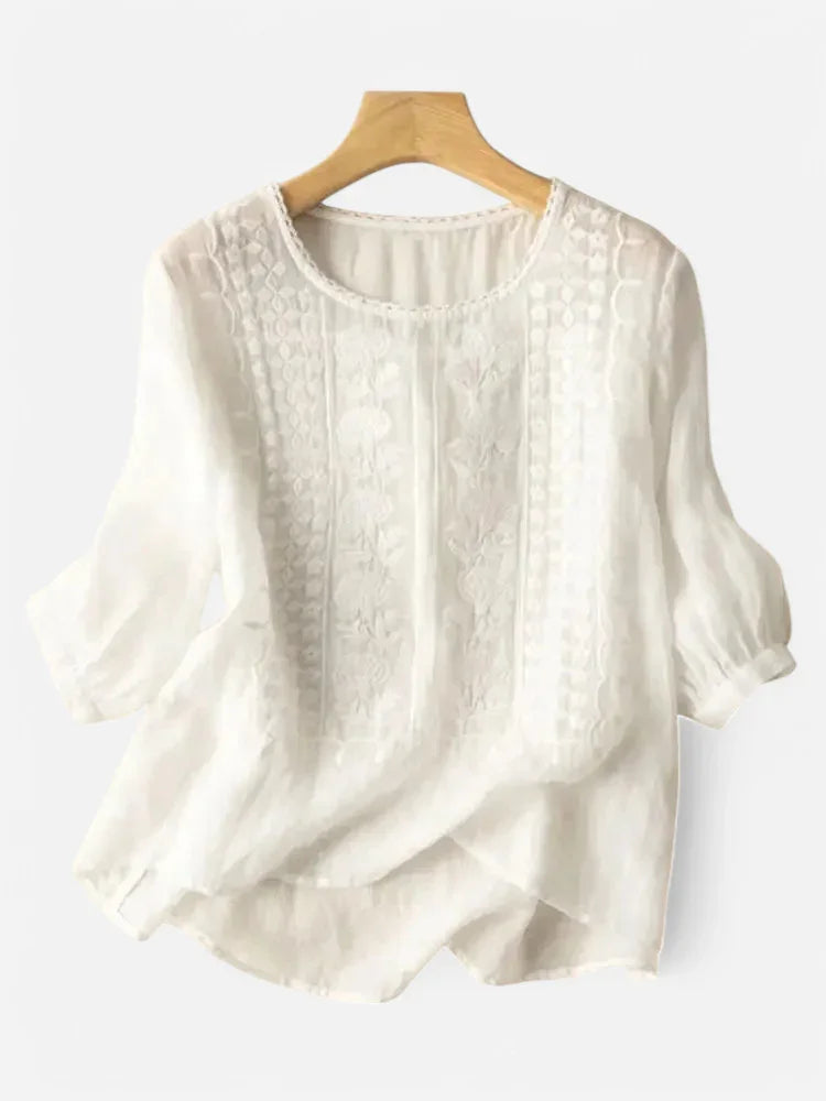 Evelyn - Soft Floral Blouse