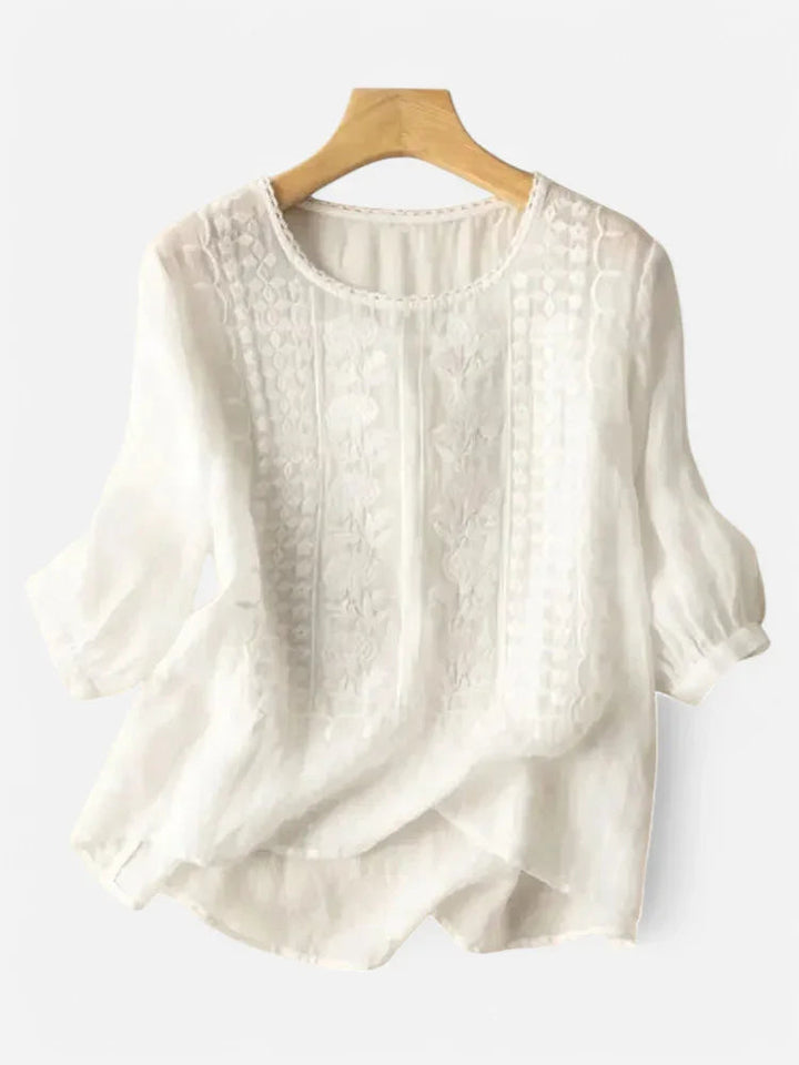 Evelyn - Soft Floral Blouse