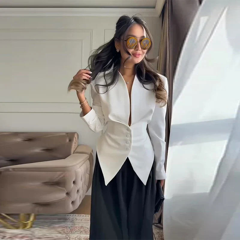 Piper - Elegant Structured Blouse