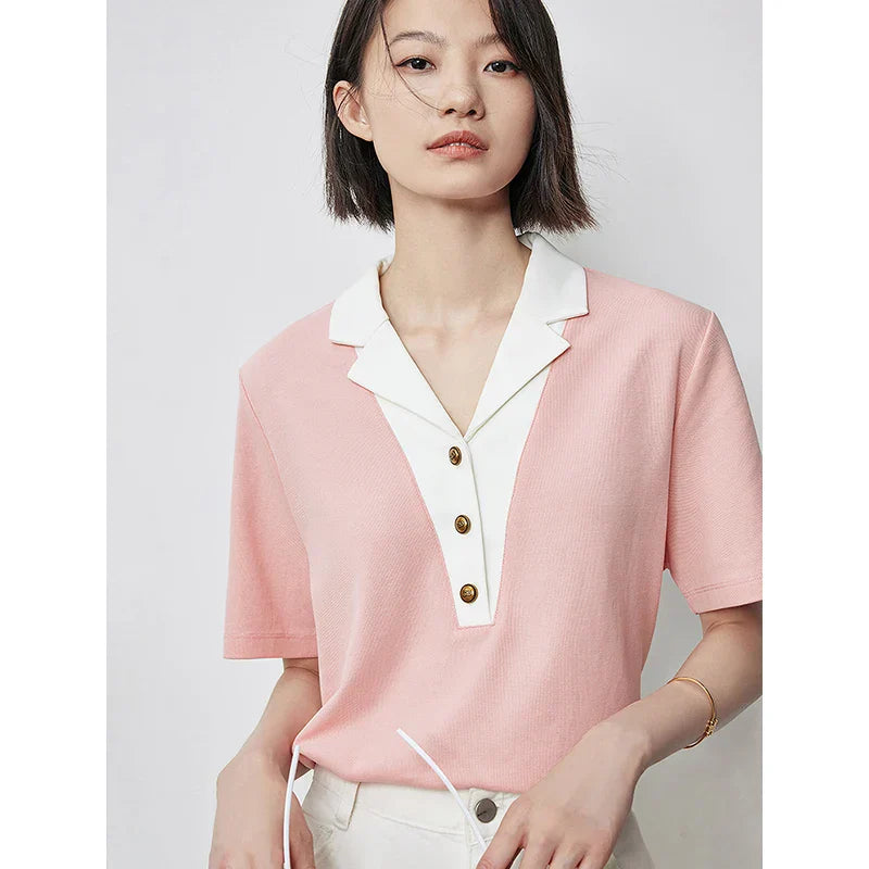 Caroline - Smooth Cotton Polo