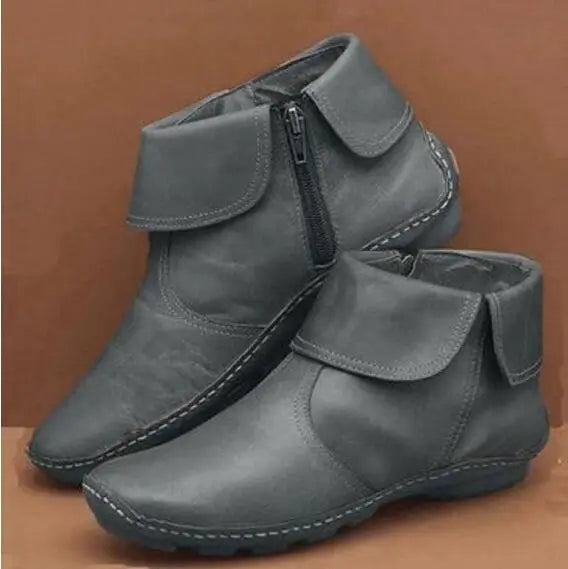 Bethany - Relaxed Leather Boots