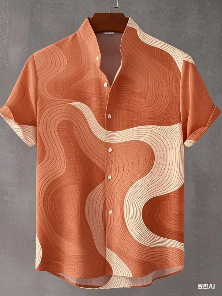 Curtis - Airy Abstract Shirt