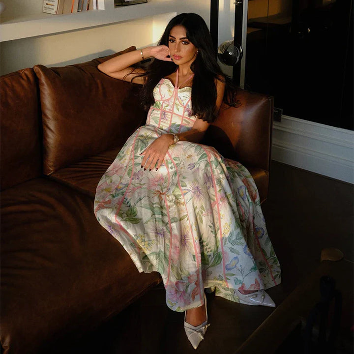 Pearl - Airy Floral Midi Dress
