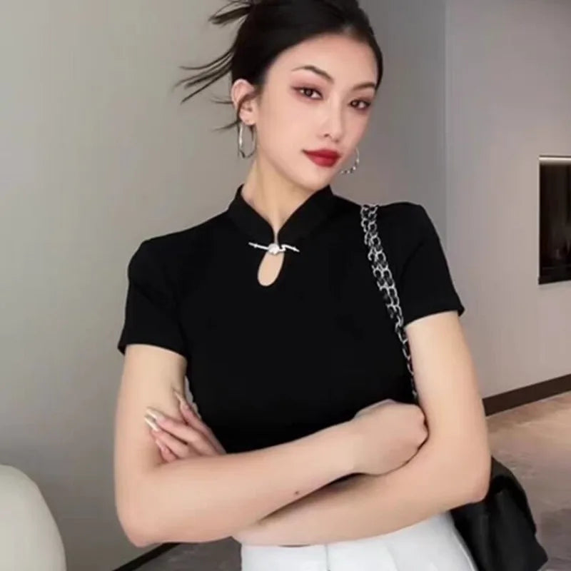 Nova - Sleek Silk Blouse