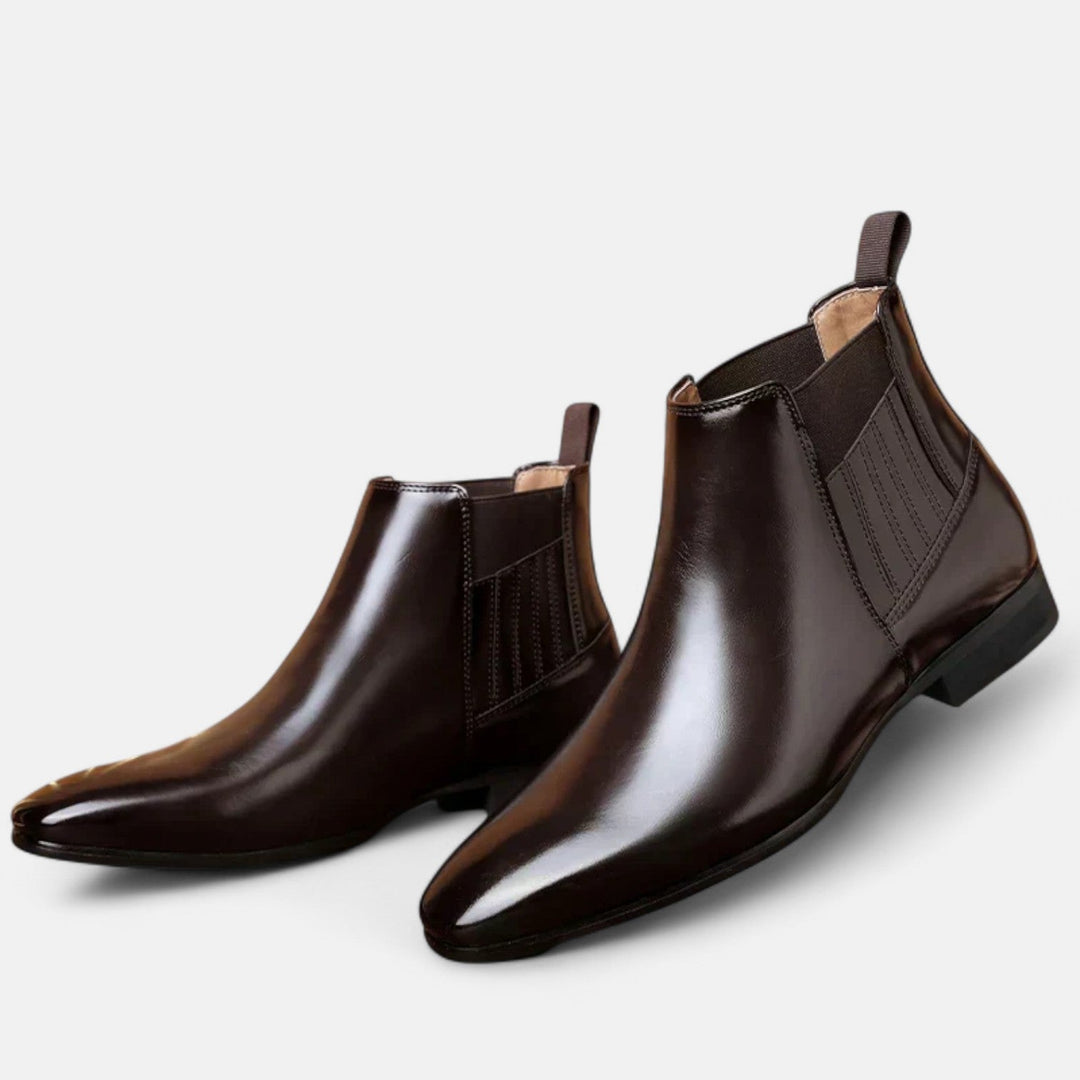 Edward - Sleek Glossy Boots