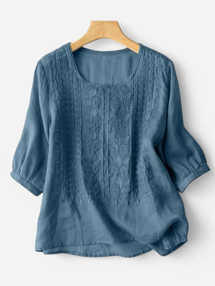 Evelyn - Soft Floral Blouse