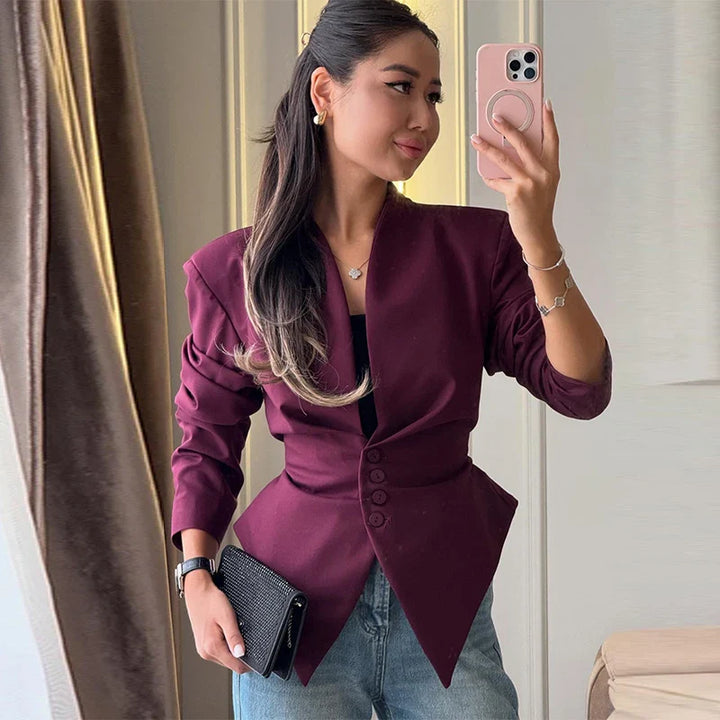 Piper - Elegant Structured Blouse