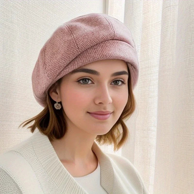 June - Cozy Checked Beanie