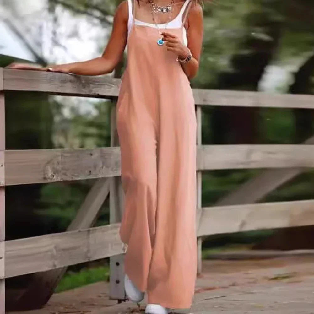 Eloise - Breezy Fabric Jumpsuit