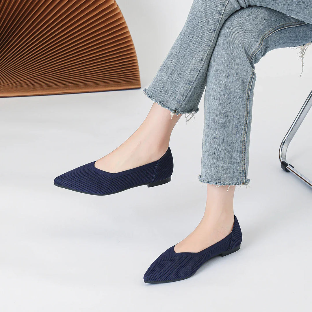 Zelda - Soft Ribbed Flats