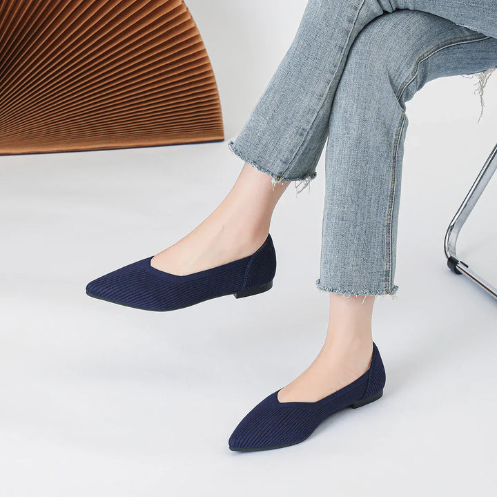 Zelda - Soft Ribbed Flats