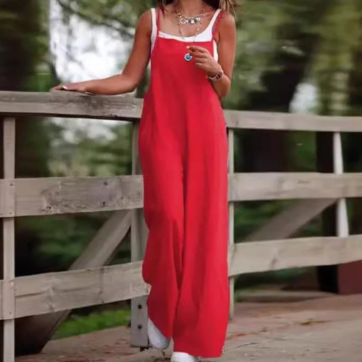 Eloise - Breezy Fabric Jumpsuit