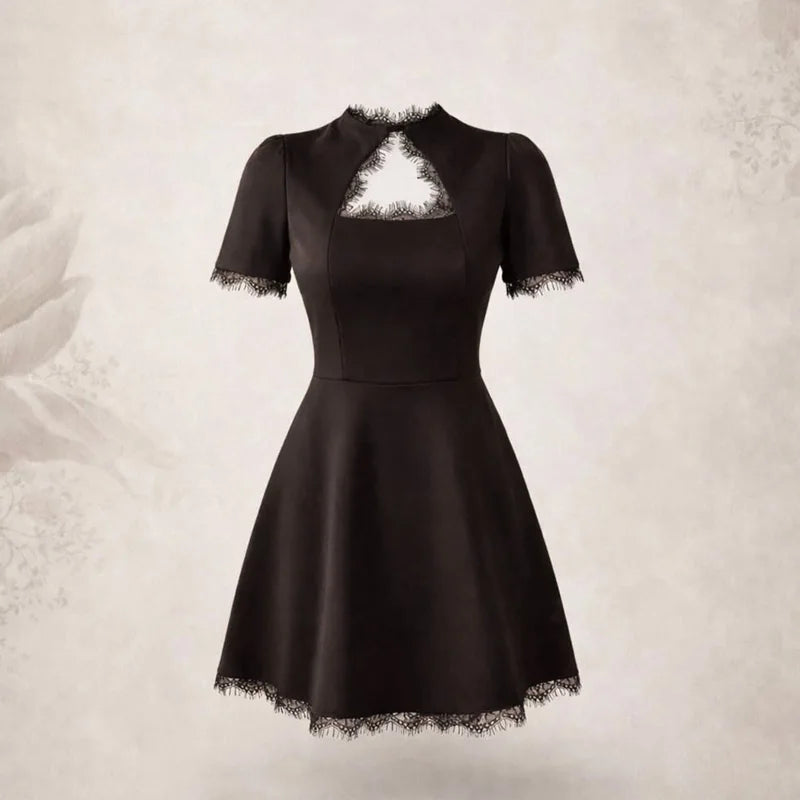 Veda - Sleek Lace Mini Dress