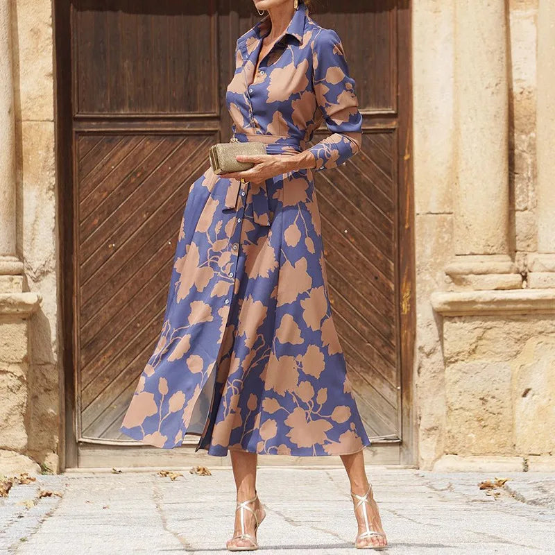 Xamira - Silky Floral Dress