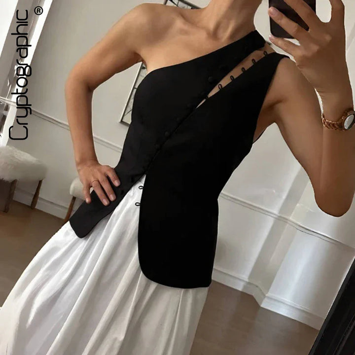 Leah - Sleek Silk Blouse