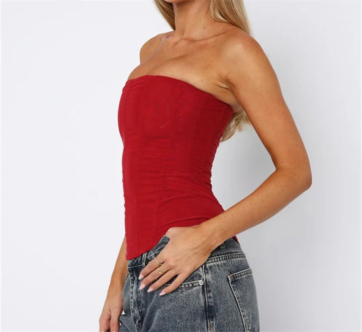 Brooke - Sleek Satin Blouse