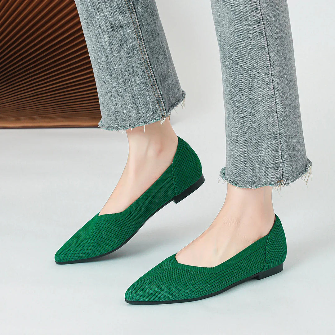 Zelda - Soft Ribbed Flats