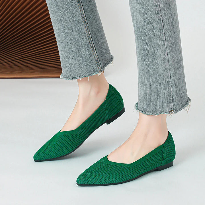 Zelda - Soft Ribbed Flats
