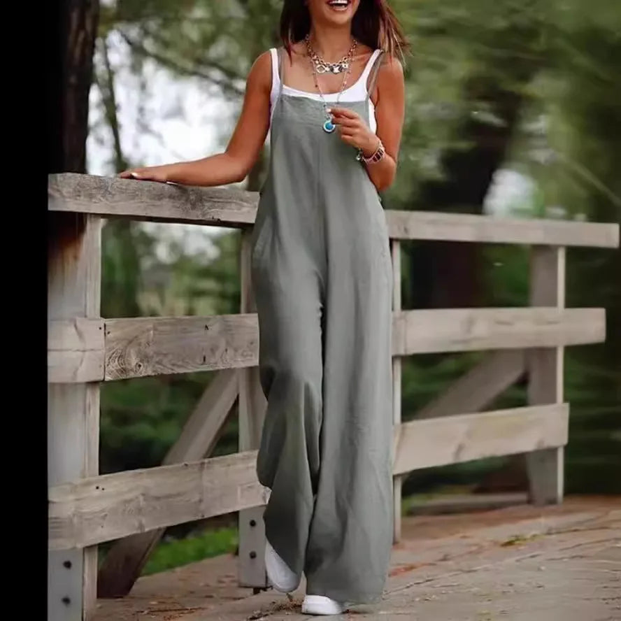 Eloise - Breezy Fabric Jumpsuit