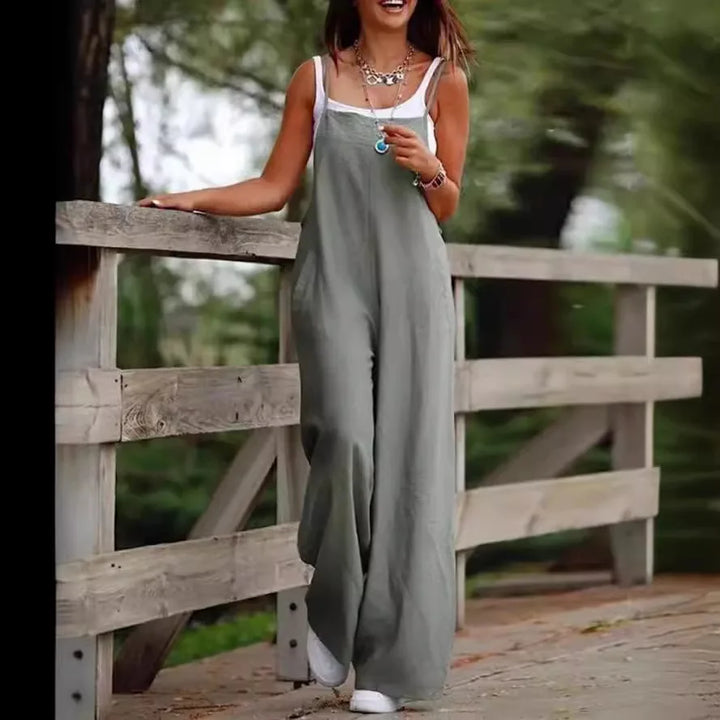 Eloise - Breezy Fabric Jumpsuit